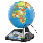 Globo Terráqueo Multimedia de VTech con lápiz interactivo para aprender geografía, países y culturas del mundo