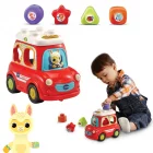 Mi Coche de Figuras de VTech con piezas encajables, luces y sonidos educativos para aprender formas y colores