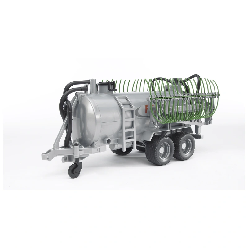 Cisterna Fliegl 02020 Bruder Cisterna Fliegl 02020 de Bruder con depósito rellenable y sistema de mangueras esparcidoras plegado.