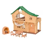 Cabaña del Lago Sylvanian Families escenario de juego junto al lago para crear historias familiares y juego simbólico