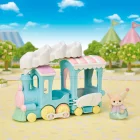 Tren Arcoíris de las Nubes Sylvanian Families vehículo de fantasía con arcoíris y nubes para crear viajes imaginativos