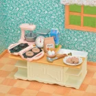 Isla de Cocina Sylvanian Families mueble de cocina para decorar casas y crear historias familiares con juego simbólico