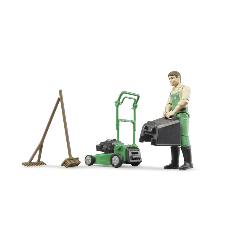 Jardinero bworld con cortacésped 62103