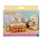 Set Comedor Sylvanian Families muebles de comedor para decorar casas y crear historias familiares con juego simbólico