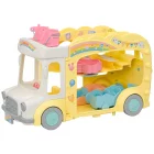 Autobús Arcoíris de la Guardería Sylvanian Families vehículo de guardería para crear paseos, excursiones y juego simbólico