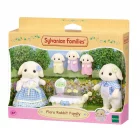 Familia Conejo Flor Sylvanian Families figuras familiares de conejos para crear historias y juego simbólico