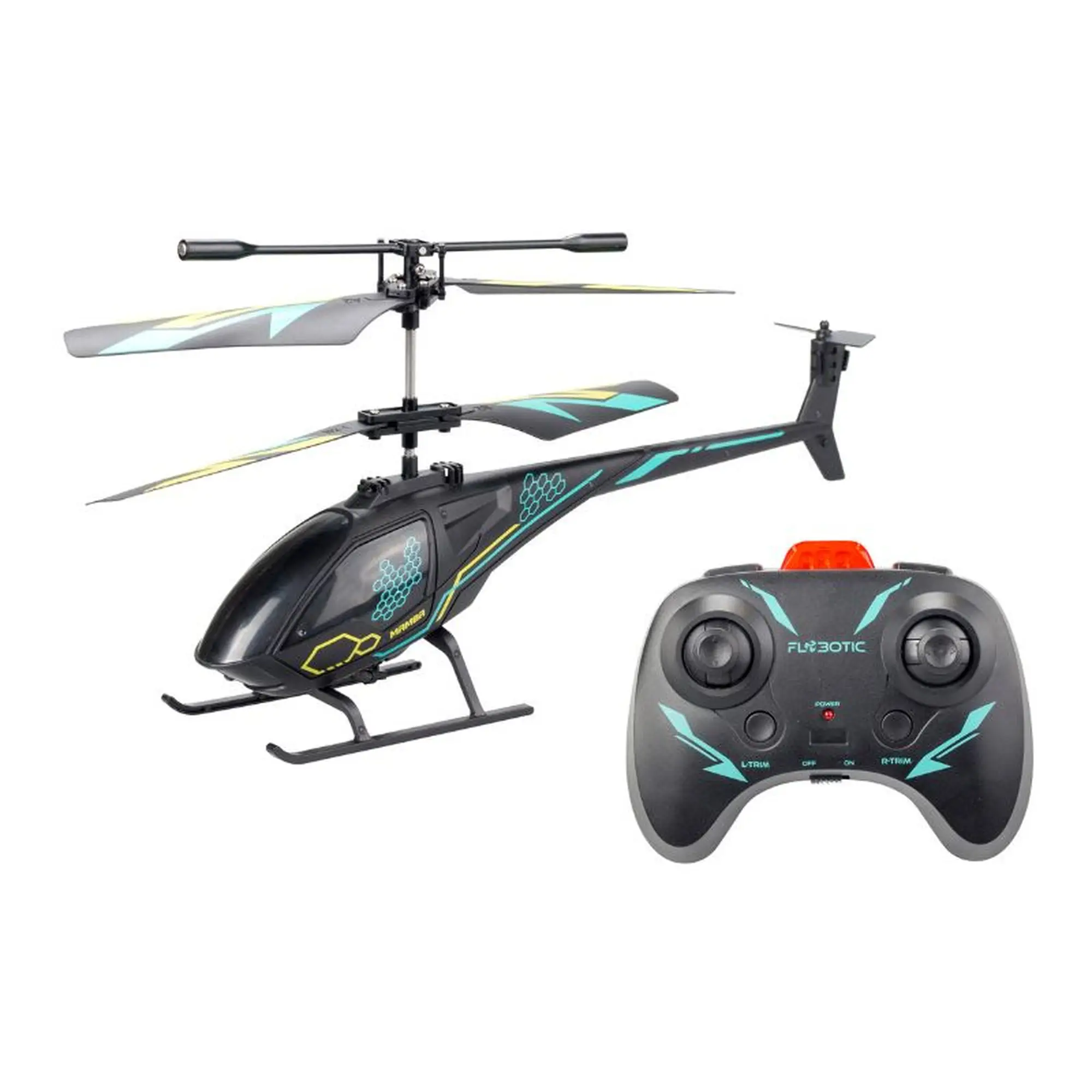 Helicóptero y mando de control Air Mamba de Bizak, juguete de acción con vehículo aéreo para imaginar misiones y aventuras.