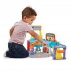 Tut Tut Bólidos Taller de Mantenimiento de VTech con zonas SmartPoint, taller mecánico y actividades interactivas para vehículos