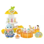 Puesto de Zumo de los Cítrico Sylvanian Families set de comercio de zumos para crear historias familiares y juego simbólico
